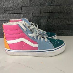 High Top Multi Color Vans